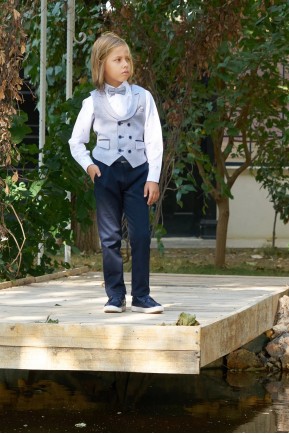 Erkek Çocuk Yelekli Takım Elbise Erkek Çocuk Yelekli Takım Elbise