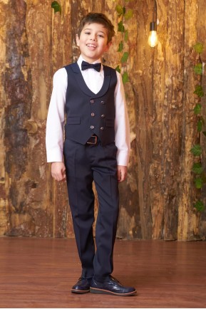 Erkek Çocuk Yelekli Takım Elbise Erkek Çocuk Yelekli Takım Elbise