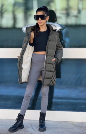 Kız Çocuk Yeşil Parka Kaban Kız Çocuk Yeşil Parka Kaban