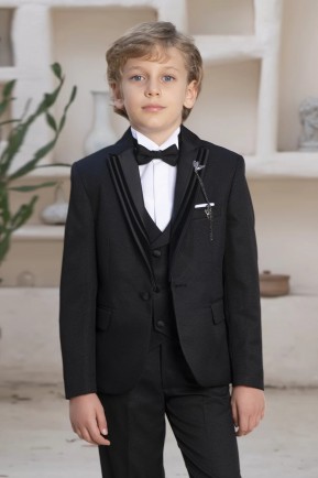 Erkek Çocuk Siyah Takım Elbise Erkek Çocuk Siyah Takım Elbise