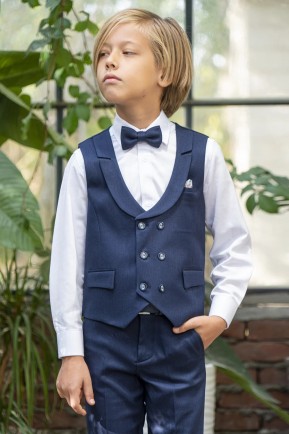 Erkek Çocuk Yelekli Takım Elbise Erkek Çocuk Yelekli Takım Elbise