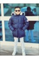 Erkek Çocuk Larcivert Parka Kaban Erkek Çocuk Larcivert Parka Kaban