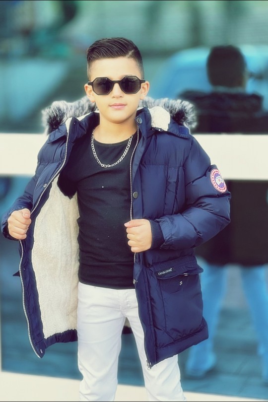 Erkek Çocuk Larcivert Parka Kaban Erkek Çocuk Larcivert Parka Kaban
