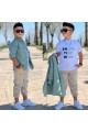 Erkek Çocuk Ceket Gömlek Tişört Jogger Pantolon 3'lü Set Erkek Çocuk Ceket Gömlek Tişört Jogger Pantolon 3'lü Set