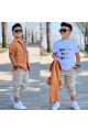 Erkek Çocuk Ceket Gömlek Tişört Jogger Pantolon 3'lü Set Erkek Çocuk Ceket Gömlek Tişört Jogger Pantolon 3'lü Set