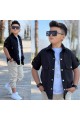 Erkek Çocuk Ceket Gömlek Tişört Jogger Pantolon 3'lü Set Erkek Çocuk Ceket Gömlek Tişört Jogger Pantolon 3'lü Set
