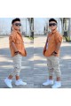 Erkek Çocuk Ceket Gömlek Tişört Jogger Pantolon 3'lü Set Erkek Çocuk Ceket Gömlek Tişört Jogger Pantolon 3'lü Set