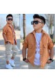 Erkek Çocuk Ceket Gömlek Tişört Jogger Pantolon 3'lü Set Erkek Çocuk Ceket Gömlek Tişört Jogger Pantolon 3'lü Set