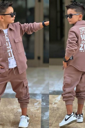 Comfort Cepli kahve 3 lü 3 ip Takım